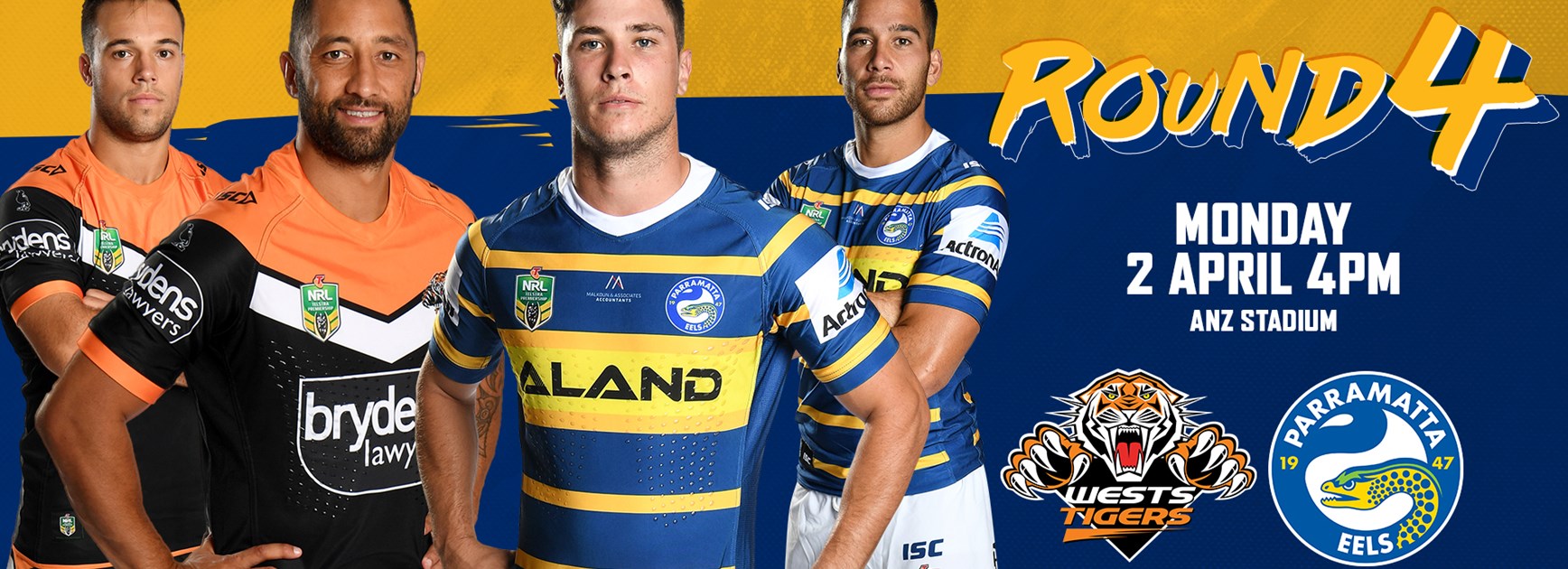 Wests Tigers v Eels - Game Day Info
