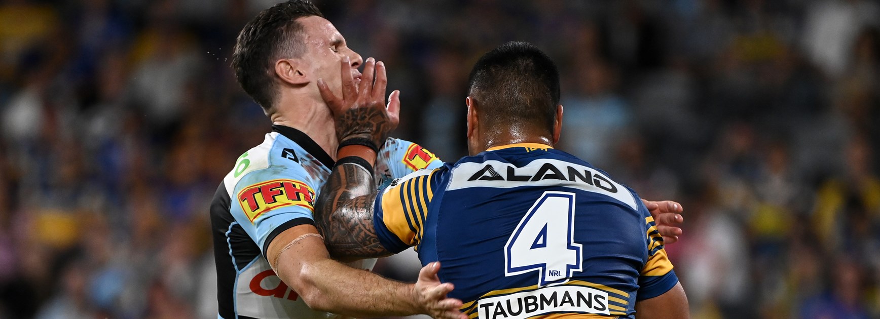 Morris calls for 18th man as knockout blows floor brave Sharks