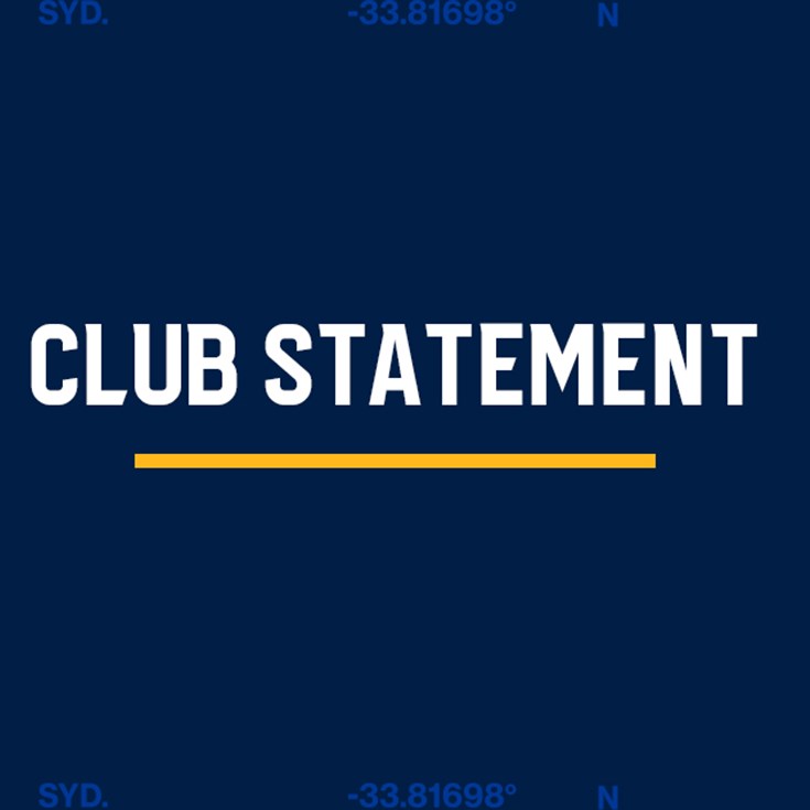 Club Statement: Isaiah Iongi