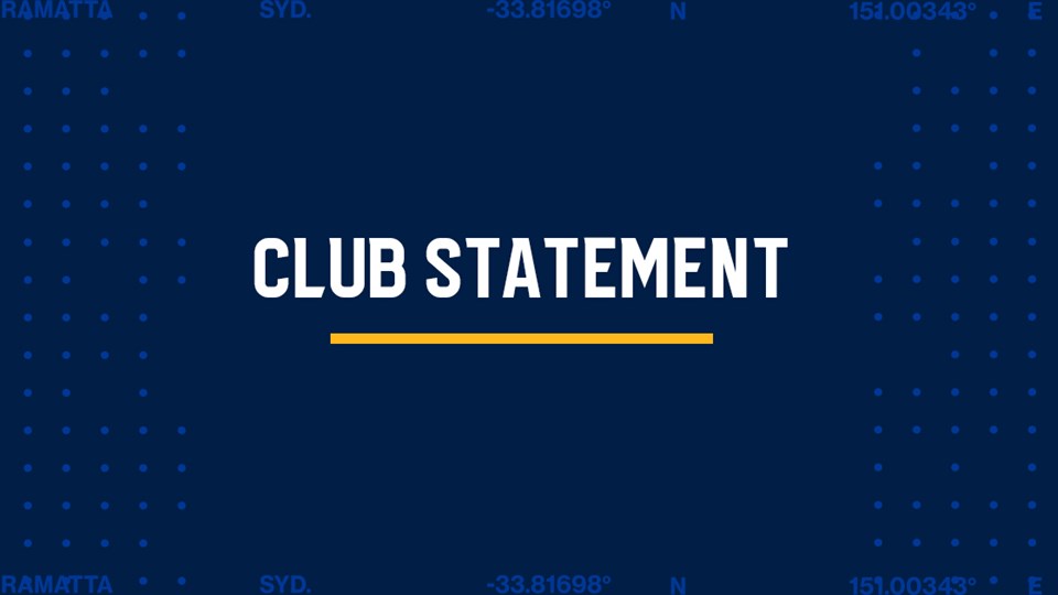 Club Statement: Isaiah Iongi