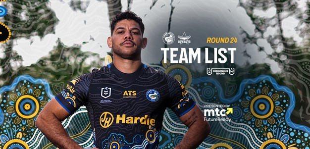 NRL Team List: Round 24