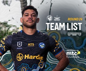 NRL Team List: Round 24