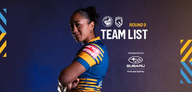NRLW Team List: Round 9