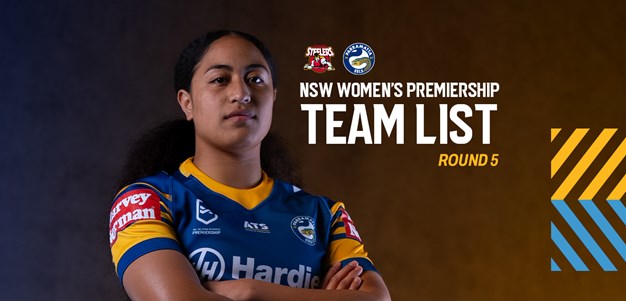 NSW Women's Premiership Team List: Round 5