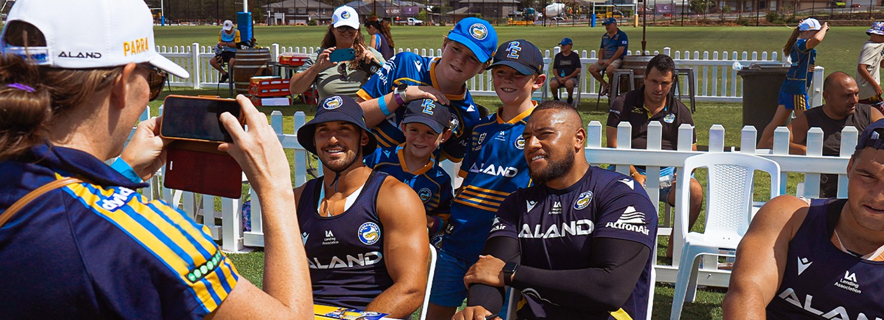 Eels meet members at open training session