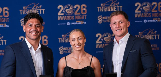 Parramatta Eels celebrate the 2026 season at Parramatta Eels Awards night.