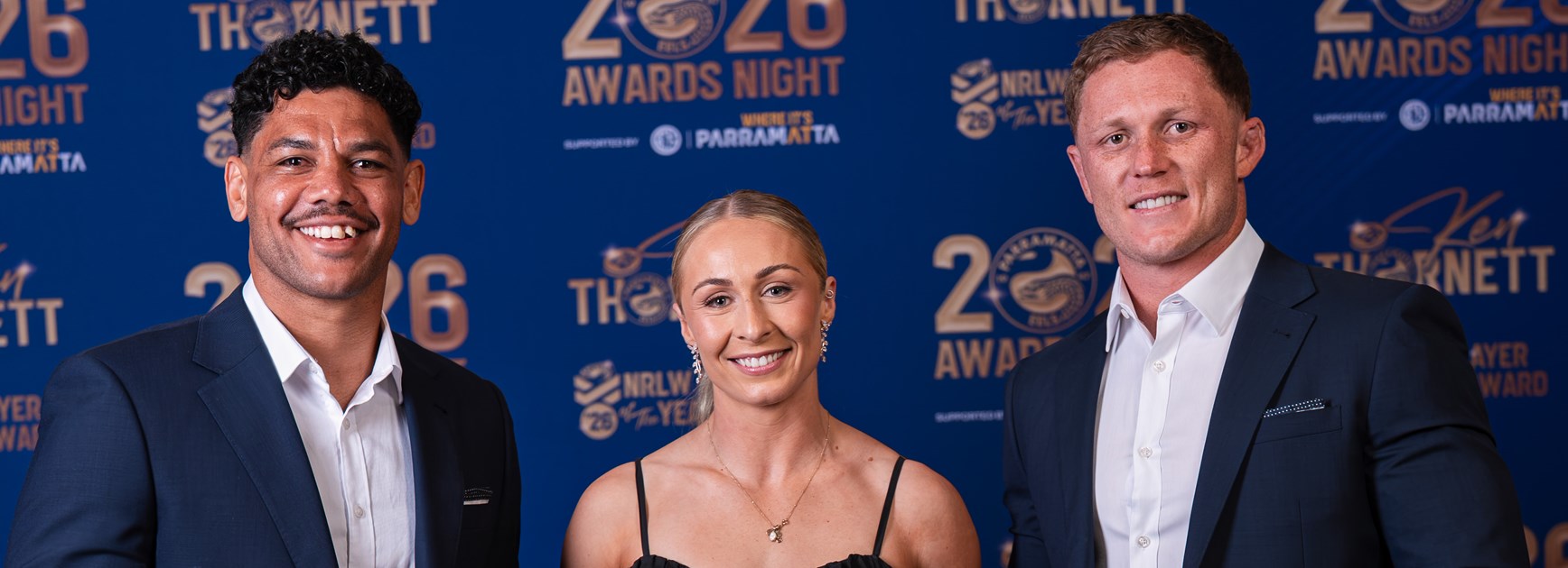 Parramatta Eels celebrate the 2026 season at Parramatta Eels Awards night.