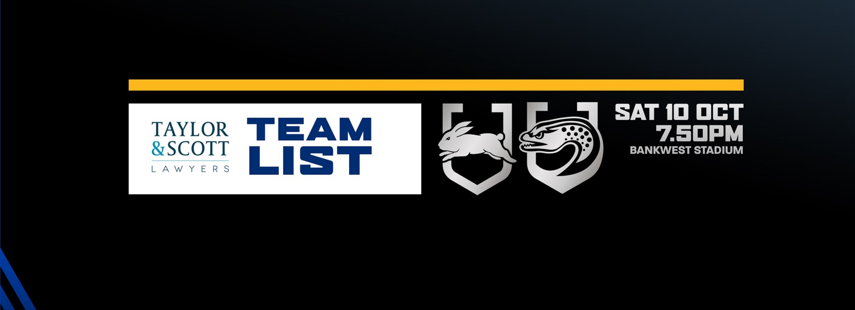 Team List: Eels v Rabbitohs, Semi Final