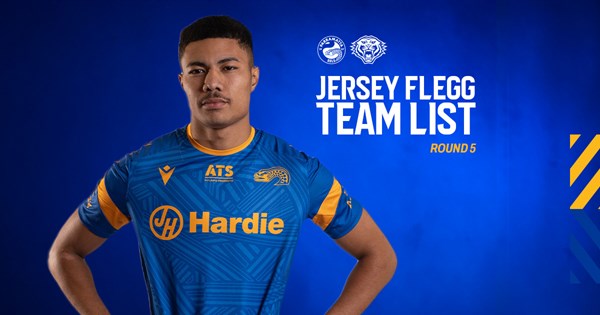 Jersey Flegg Team List: Round 5 | Eels