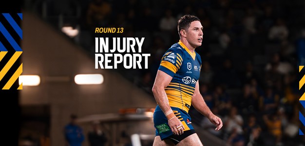 NRL Injury Report: Round 13