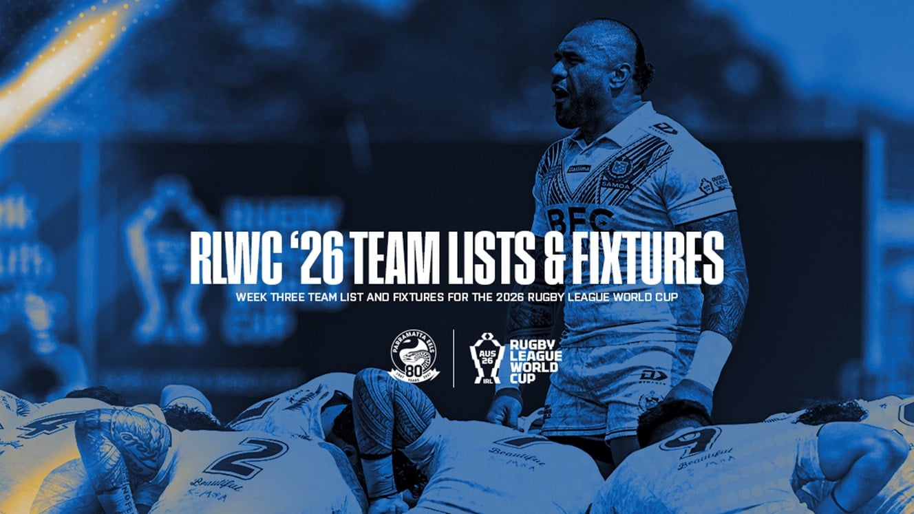 Team Lists & Fixtures: Rugby League World Cup Week 3