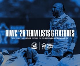 Team Lists & Fixtures: Rugby League World Cup Week 3