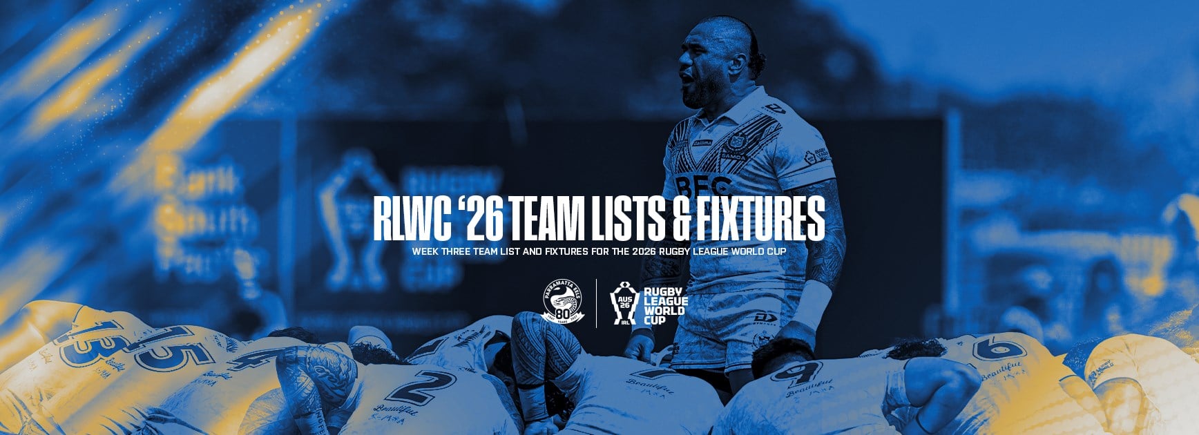Team Lists & Fixtures: Rugby League World Cup Week 3