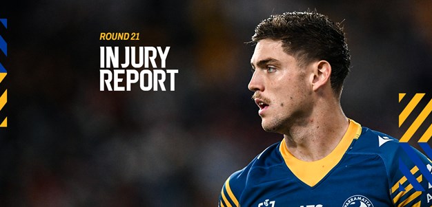 NRL Injury Report: Round 21