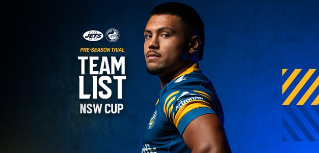 NSW Cup Team List: Pre-Season Trial