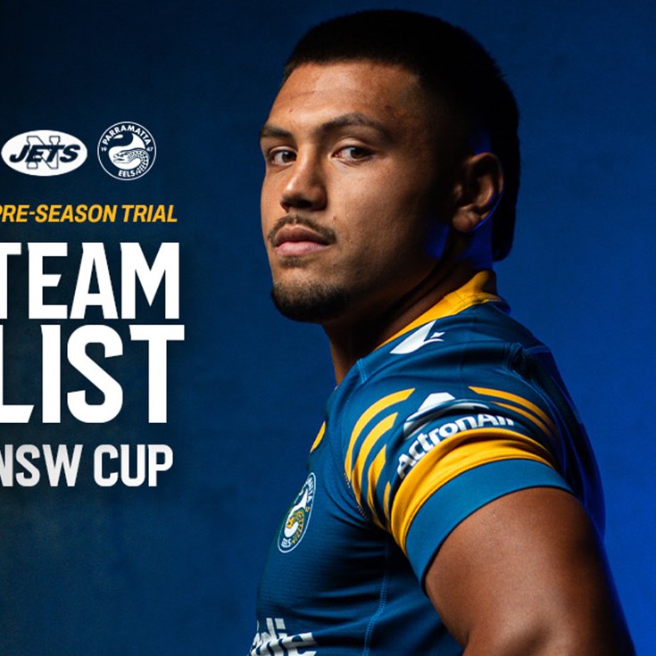 NSW Cup Team List: Pre-Season Trial