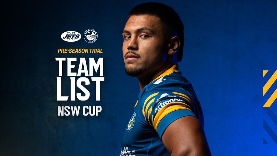 NSW Cup Team List: Pre-Season Trial