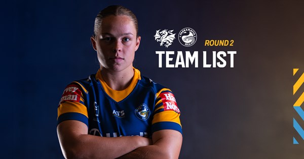 NRLW Team List: Round 2 | Eels