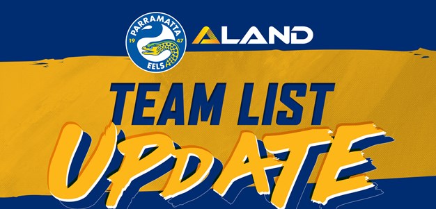Eels v Sharks Round Three Team List Update