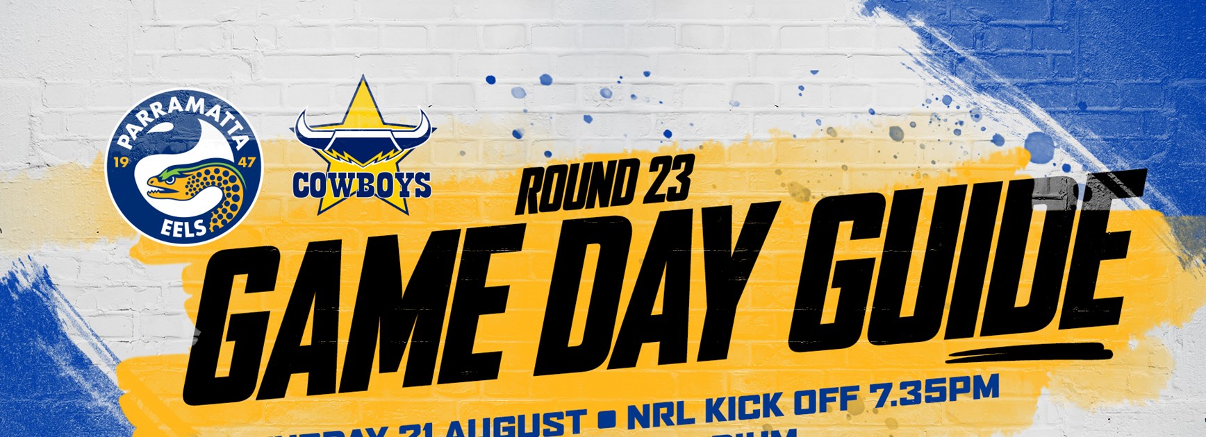 Game Day Guide - Eels v Cowboys, Round 23