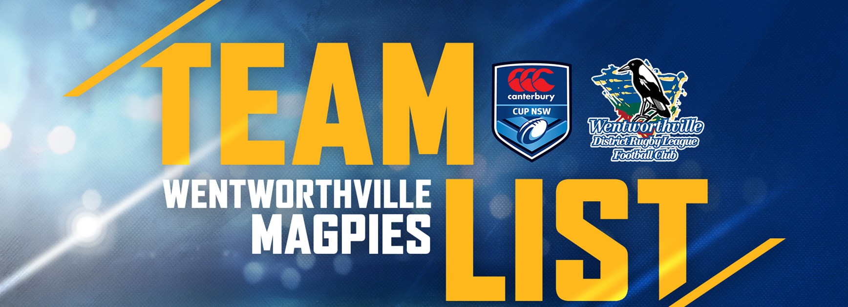 Wentworthville Magpies Round 14 Team List