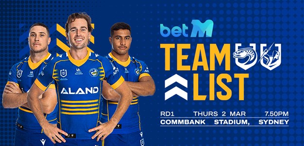 NRL Team List: Round 1