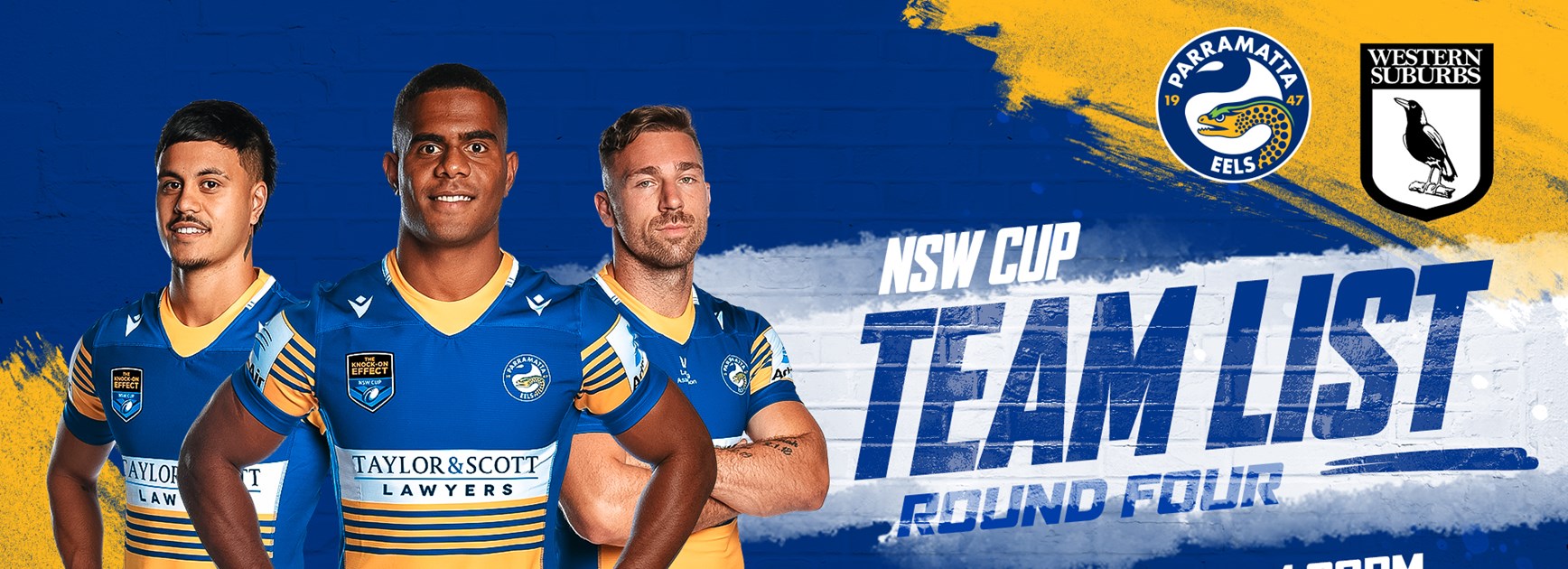 NSW Cup Team List - Magpies v Eels, Round Four