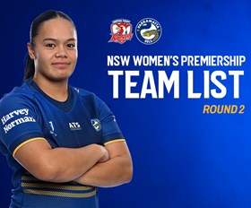 NSW Women's Premiership Team List: Round 2