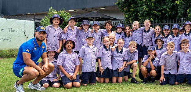 School Blitz: Eels players visit 70 schools across Western Sydney