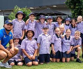 School Blitz: Eels players visit 70 schools across Western Sydney