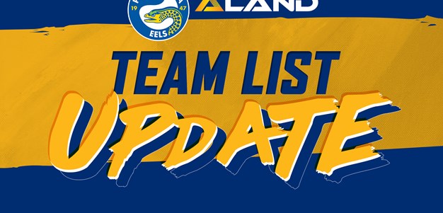 Eels v Cowboys Team List Update