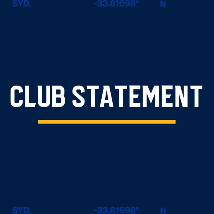 Club Statement: Zac Lomax