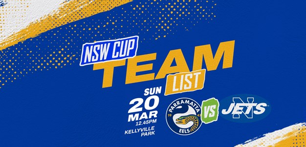 NSW Cup Team List - Jets v Eels, Round Two