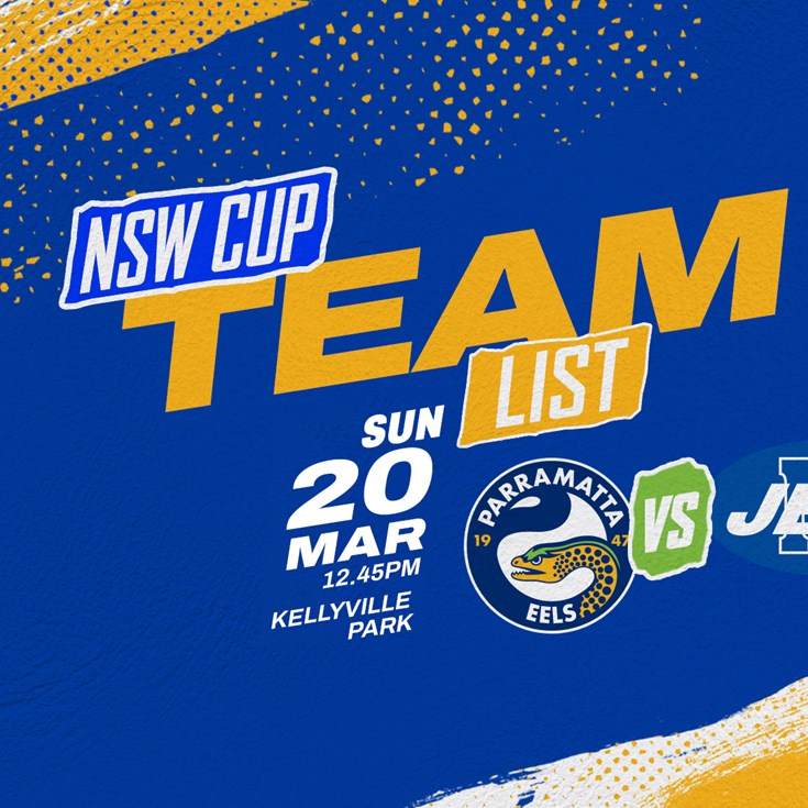 NSW Cup Team List - Jets v Eels, Round Two
