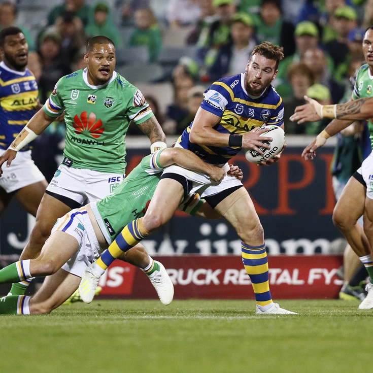 Eels held scoreless against Raiders