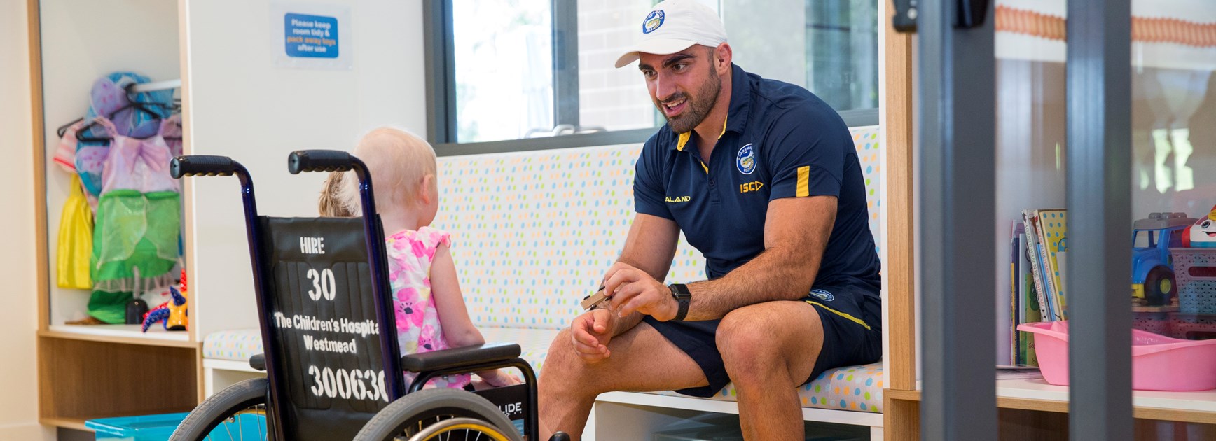 Mannah's hospital visits forge 'priceless' bond with Eels 18th man