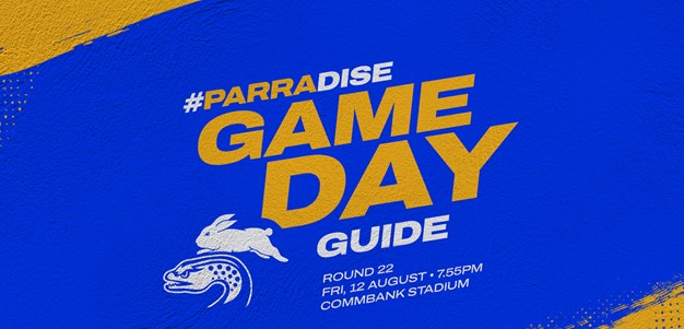 Game Day Guide - Eels v Rabbitohs, Round 22
