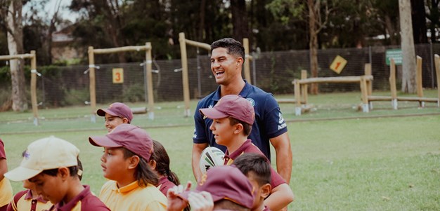 Eels in the community for annual School Blitz
