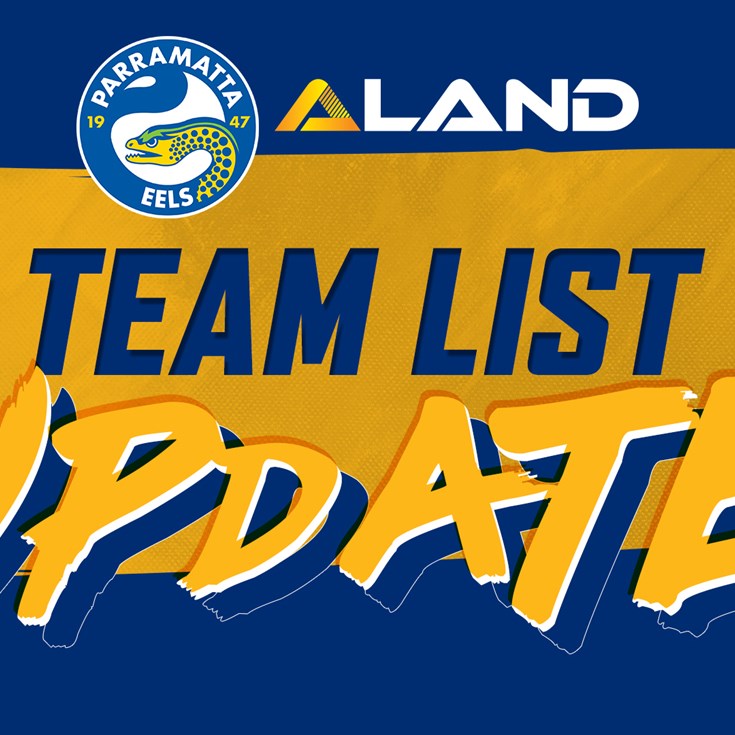 Eels v Bulldogs Team List Update