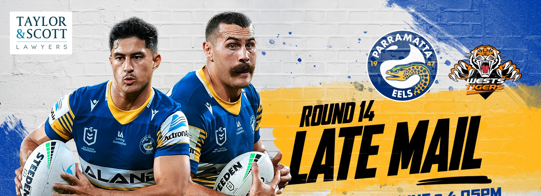 Late Mail - Eels v Wests Tigers, Round 14