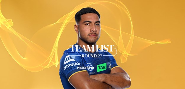 NRL Team List: Round 27