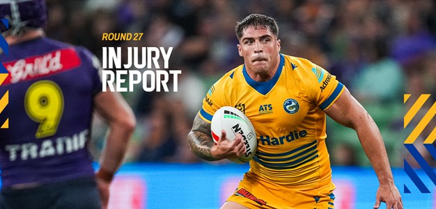 NRL Injury Report: Round 27