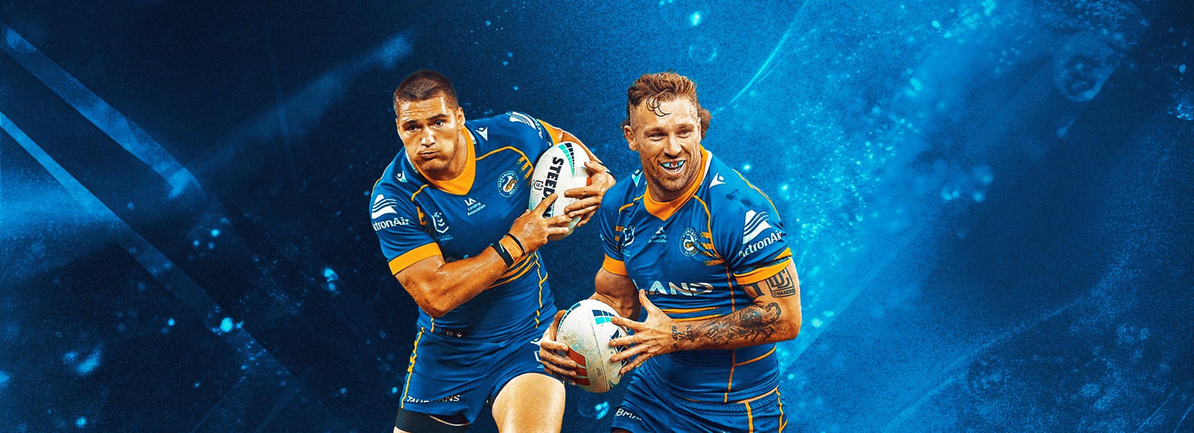 Bryce Cartwright and Wiremu Greig extend with Eels