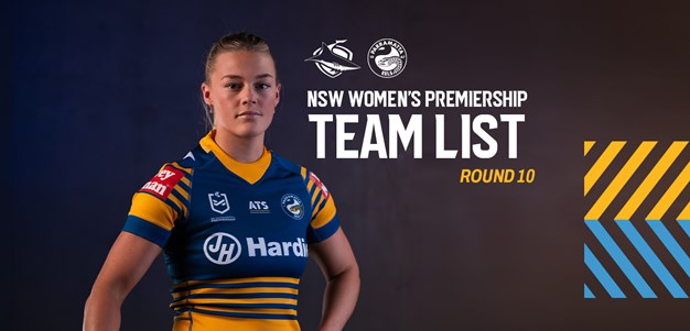 NSW Women's Premiership Team List: Round 10