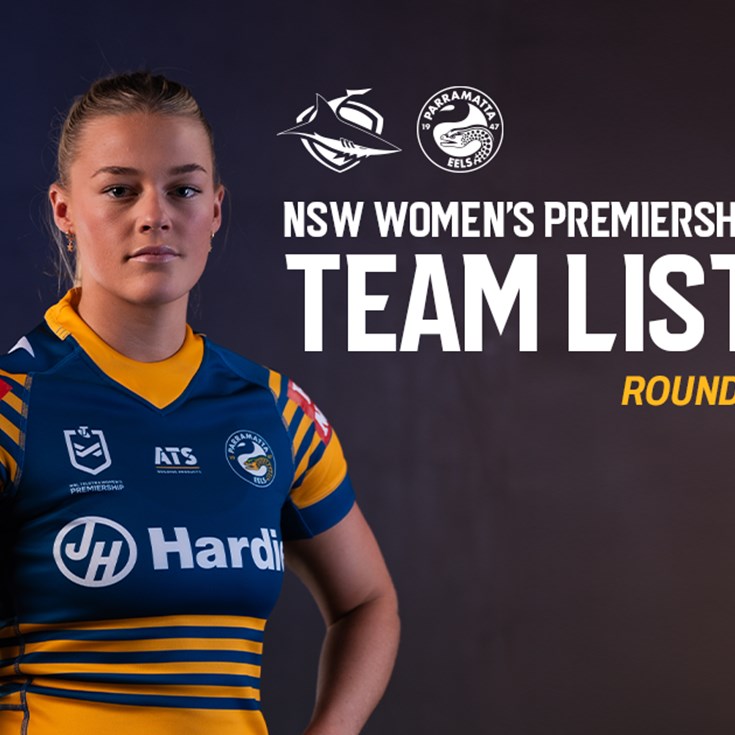 NSW Women's Premiership Team List: Round 10