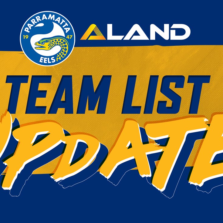 Eels v Titans Team List Update
