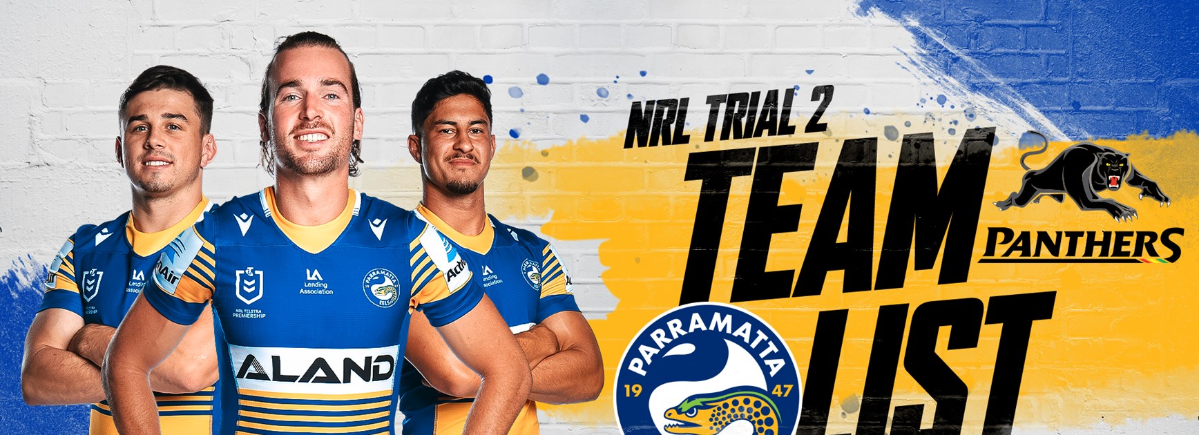 NRL Team List: Panthers v Eels, Trial