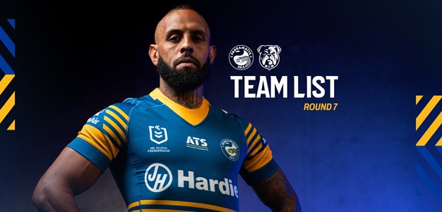 NRL Team List: Round 7
