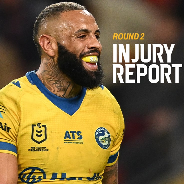 NRL Injury Report: Round 2