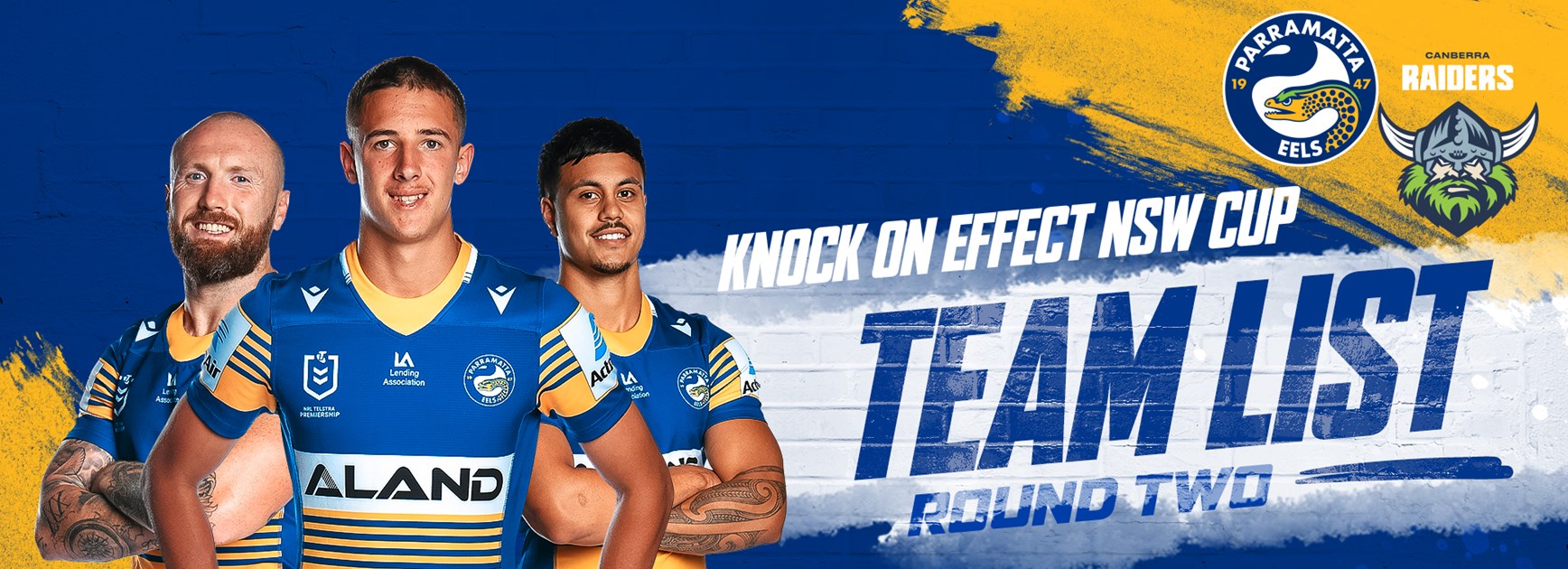 NSW Cup Team List - Eels v Raiders, Round Two
